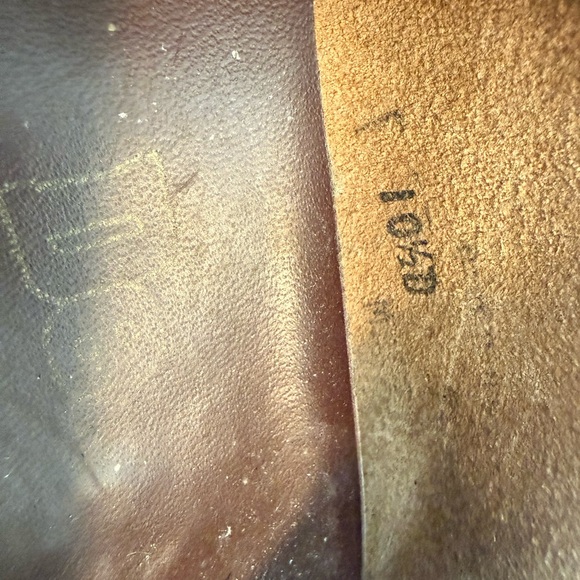 Vintage Dexter Men’s Burgundy Penny Loafers Size 10 1/2 D Leather Made in USA - Picture 7 of 8